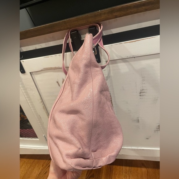 Pink Coach Poppy Rare Leather Tote 👛🩷 EXCELLENT USED CONDITION - Picture 7 of 12